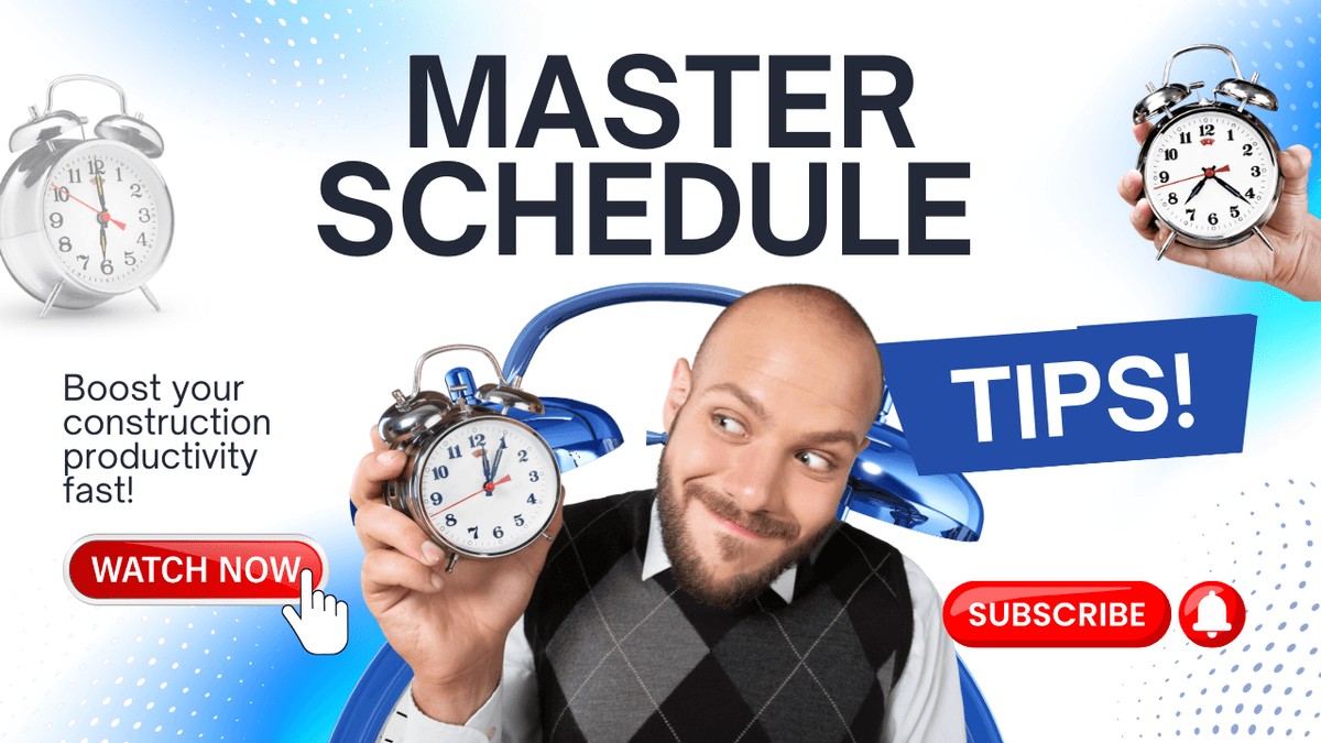 How to Do Master Schedule in Construction Without Stress