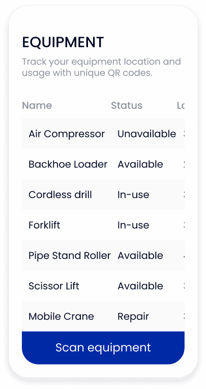 Equipment Detail