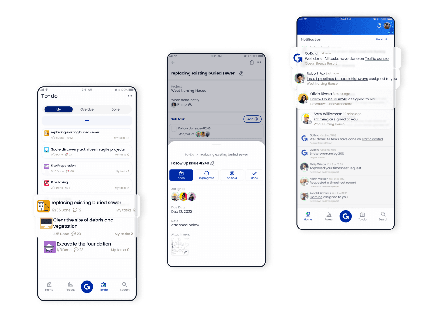 GoBuid featureMainContentMIssionControlSubTitle3 interface