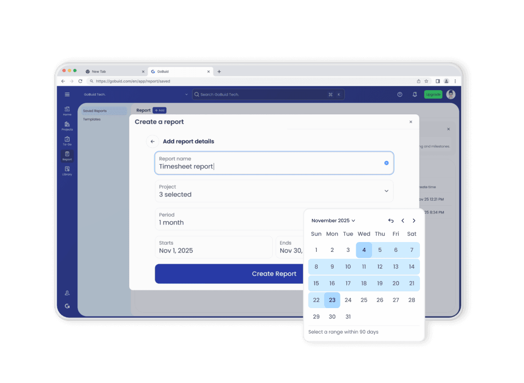 GoBuid featureMainContentReportSubTitle5 interface