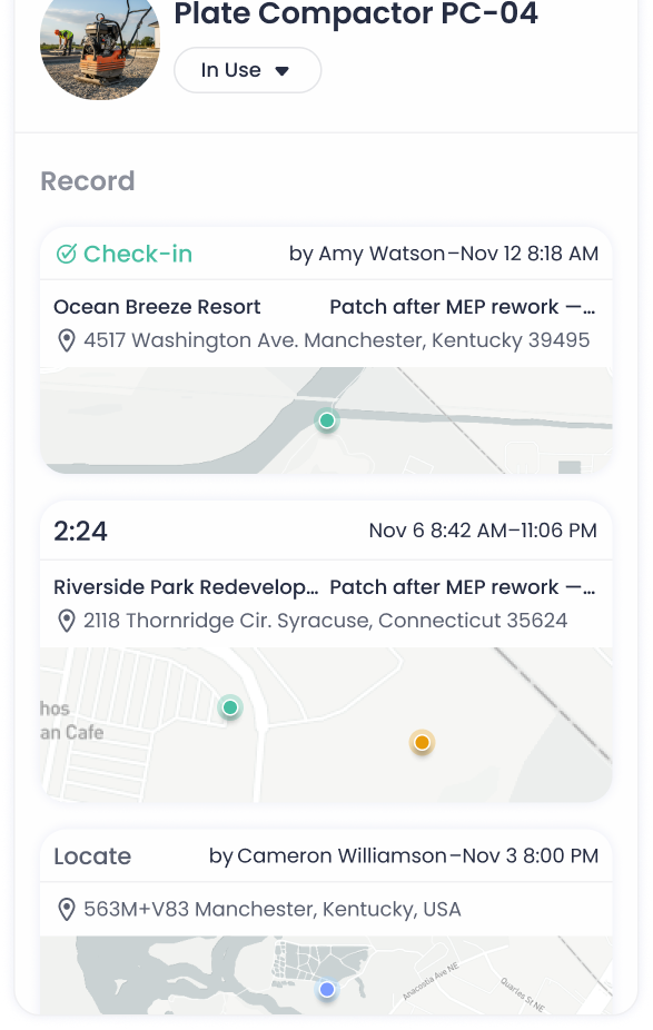 equipment screenshot