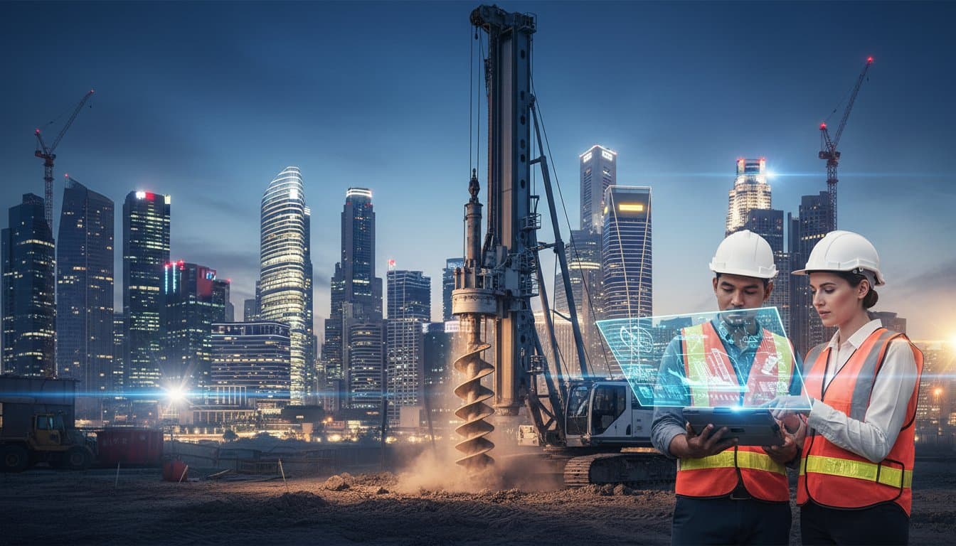 Rotary Bored Piling: A Contractor’s Guide to Efficiency and Digital Documentation