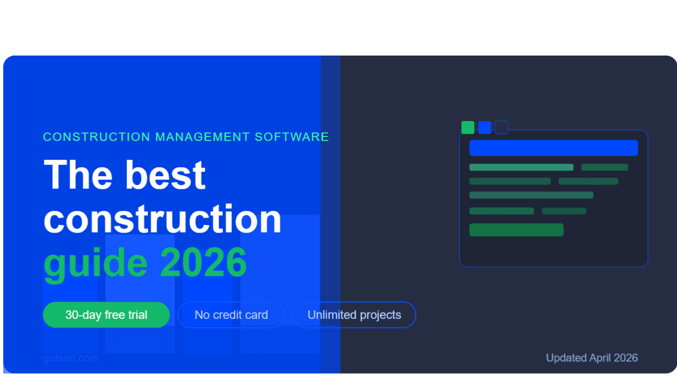 The Best Construction Management Software in 2026: A Complete Guide
